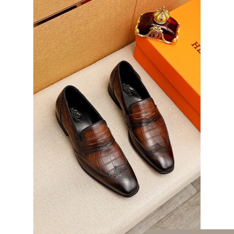H**mes leather shoes